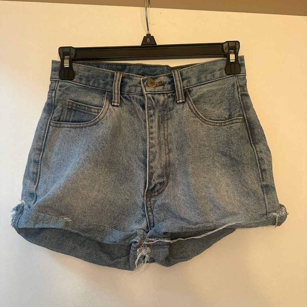 Classic Blue Denim Women's Shorts